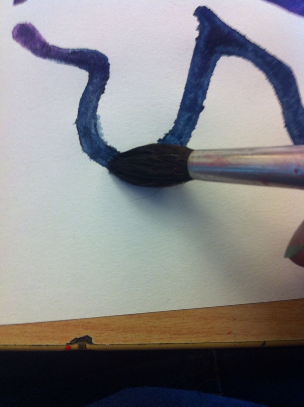I decided to paint the small spaces between, but its optional
