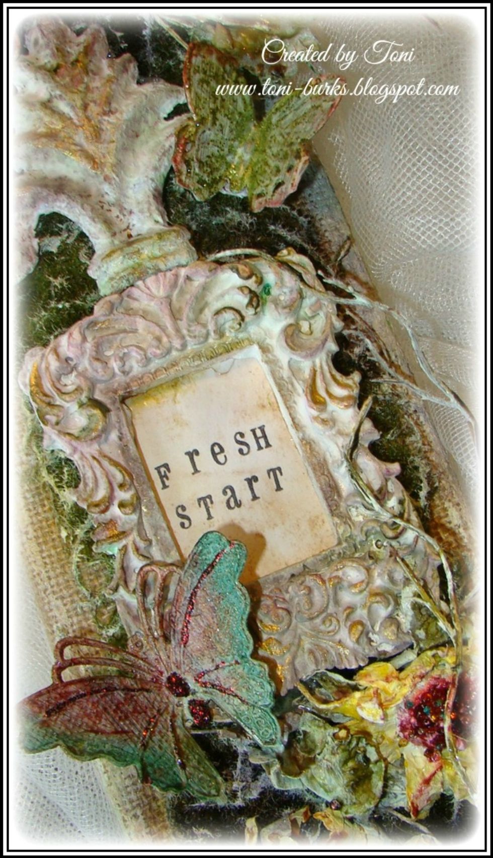 I decided to title this "Fresh Start" as spring always reminds me of a new beginnings, a rebirth... flowers are blooming, birds are singing. Everything seems clean and fresh, I \u2665 this time of year.