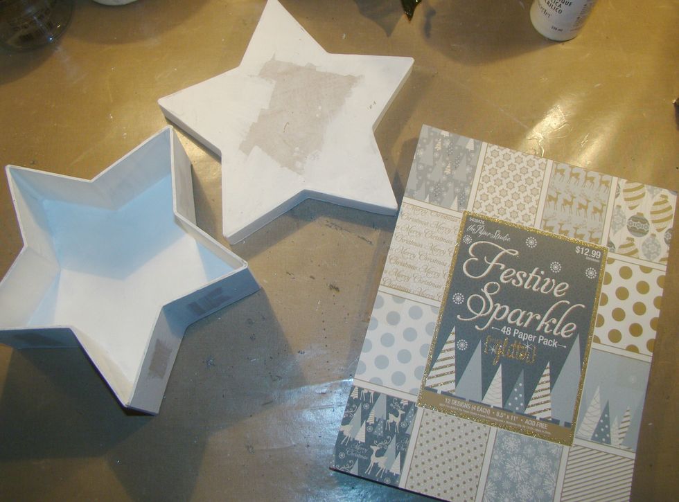 I decided to use Festive Sparkle Christmas paper pad.