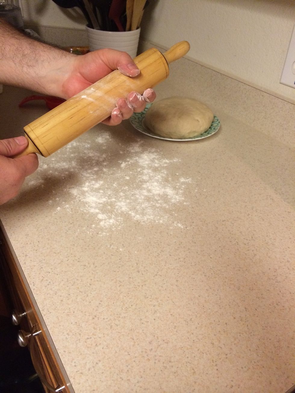 I did forget to take a picture of the size of the dough ball. But Try to make them little round ball the size almost of three finger together.