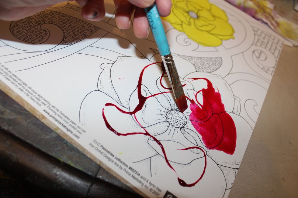 I did the same with another flower, only this time I used Enchanting.