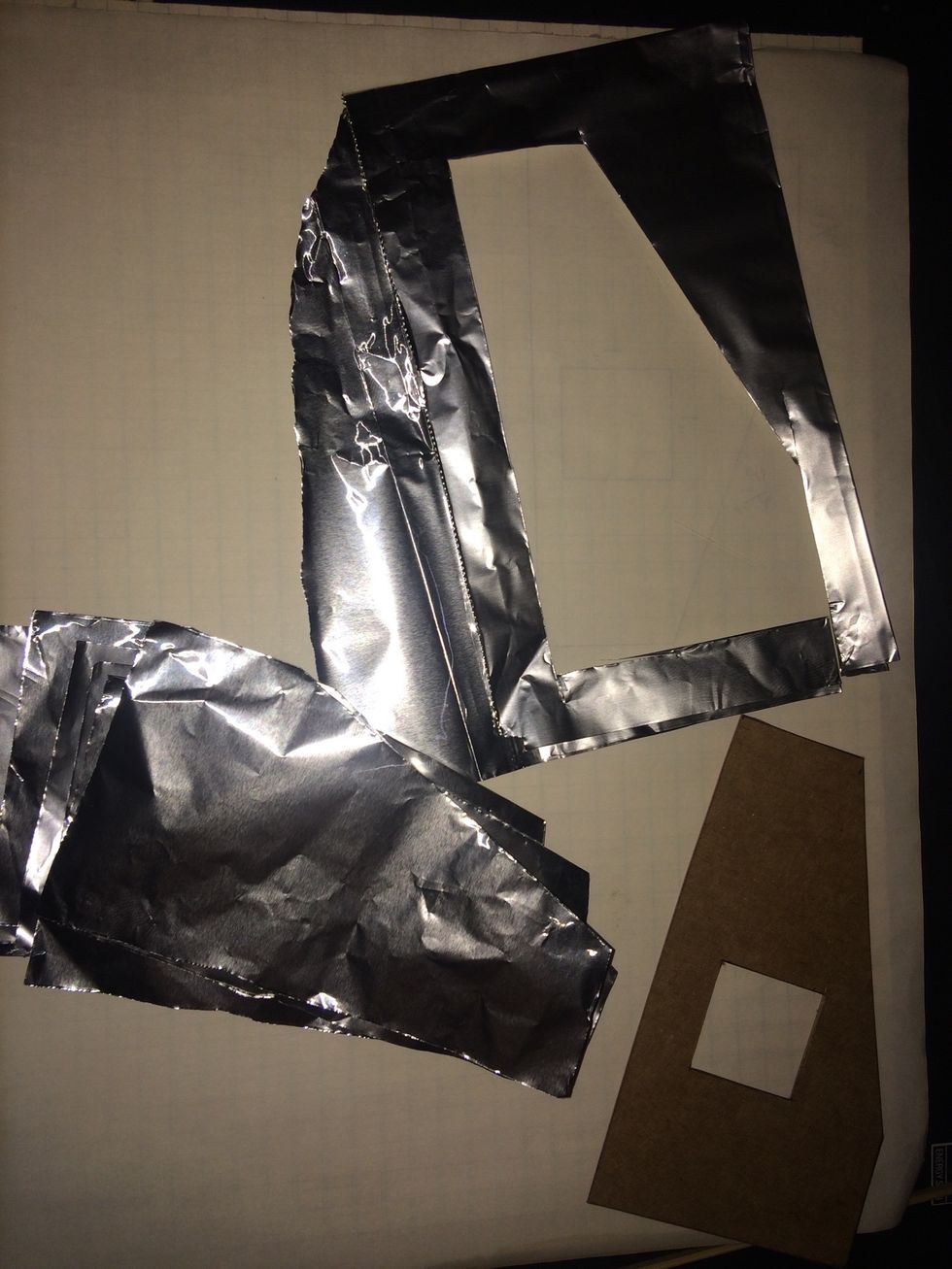 I didn't use a paper towel between the folds, so after cutting, it took a bit to pull the pieces apart. Once done that put aside for later assembly.