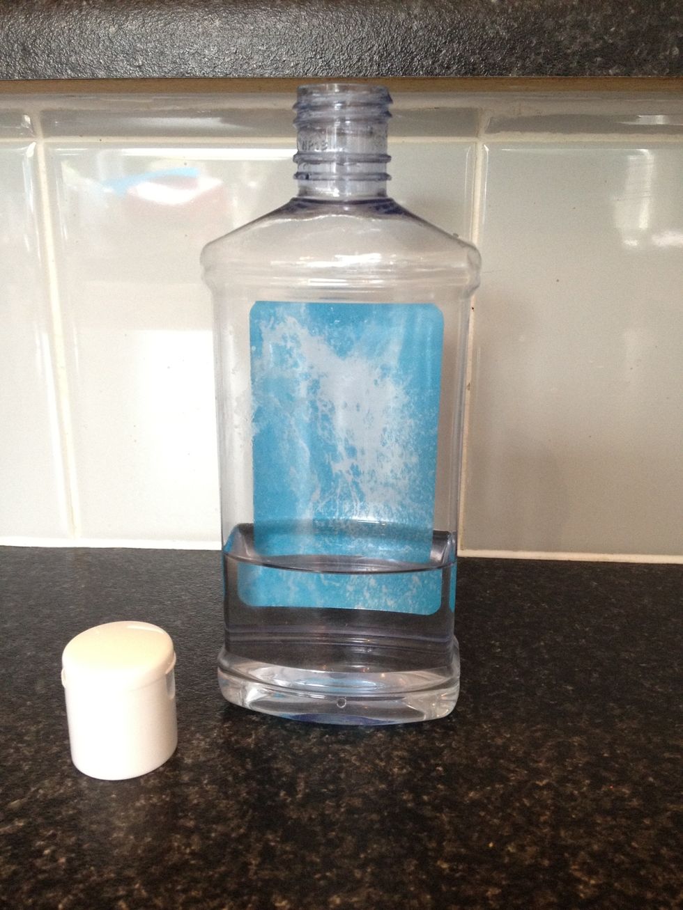 I don't follow exact measurements... My witch hazel bottle is about 1/3 full, I have peeled off the label and will use this bottle to mix up the deodorant (the bottle holds 240ml).