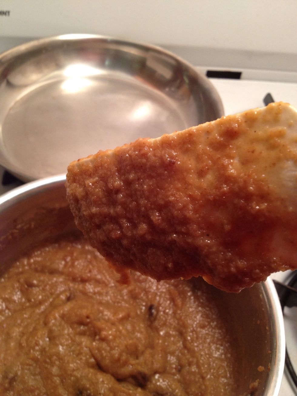 I don't have pictures of adding the egg because I only have two hands. ;). Add the egg slowly to the pot while stirring constantly and let it cook for a few more minutes while occasionally stirring.