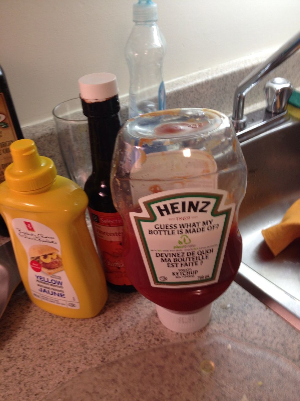 I don't measure these ingredients add a little of each to the tomatoes