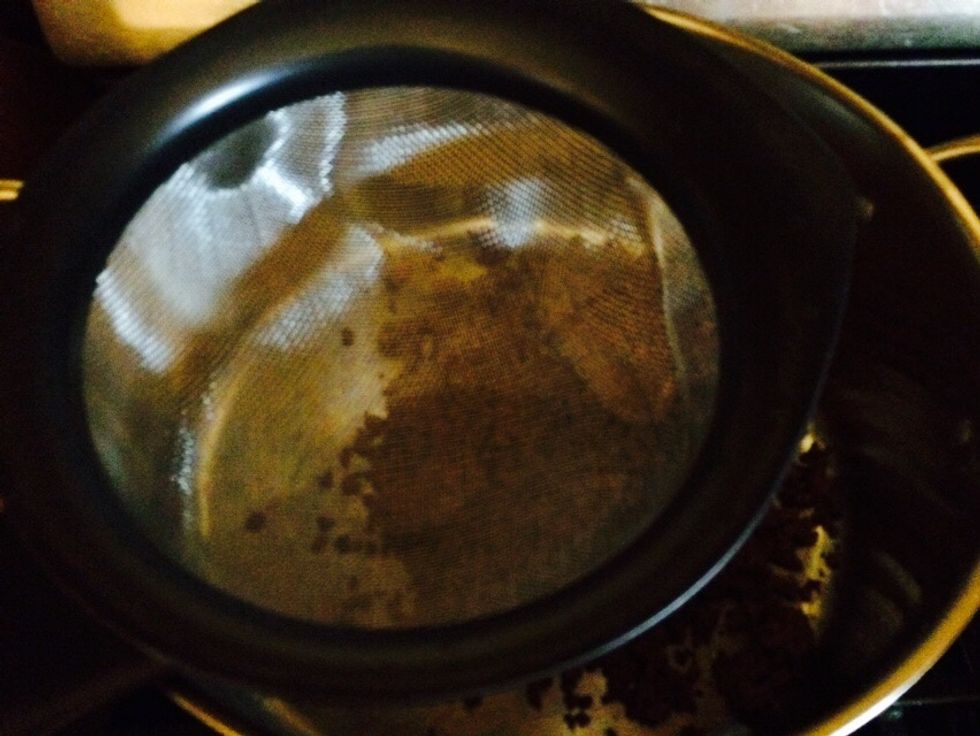 I don't want the tomato skins and seeds in my soup, only the liquid. You can pour it all in. It's your choice.