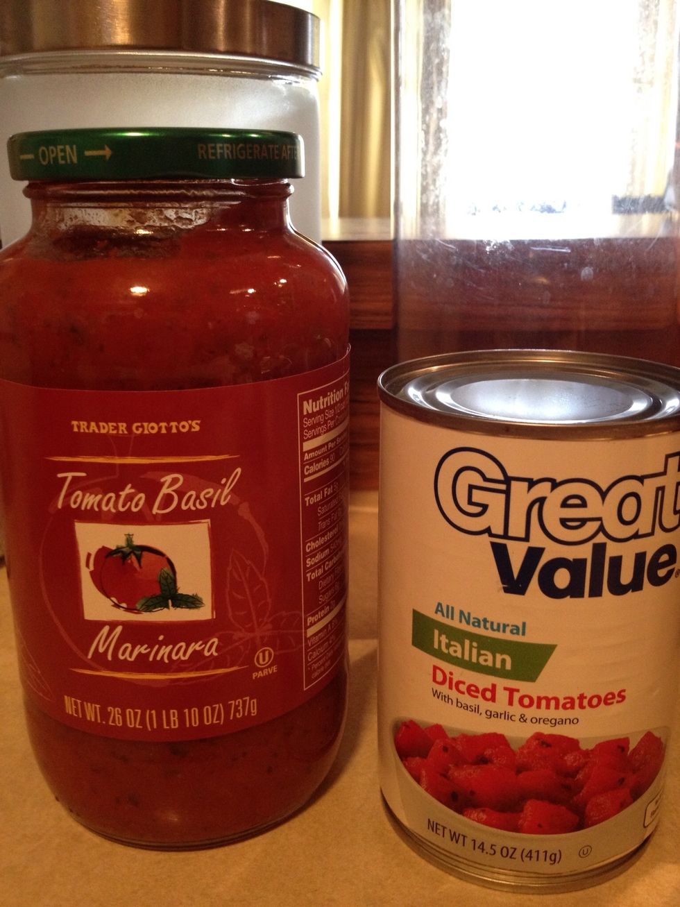 I doubled the recipe for this batch. You can use a can of sauce instead.