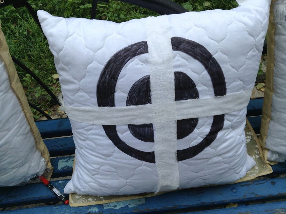 I drew it rather quick than clean because the time of fighting approached.