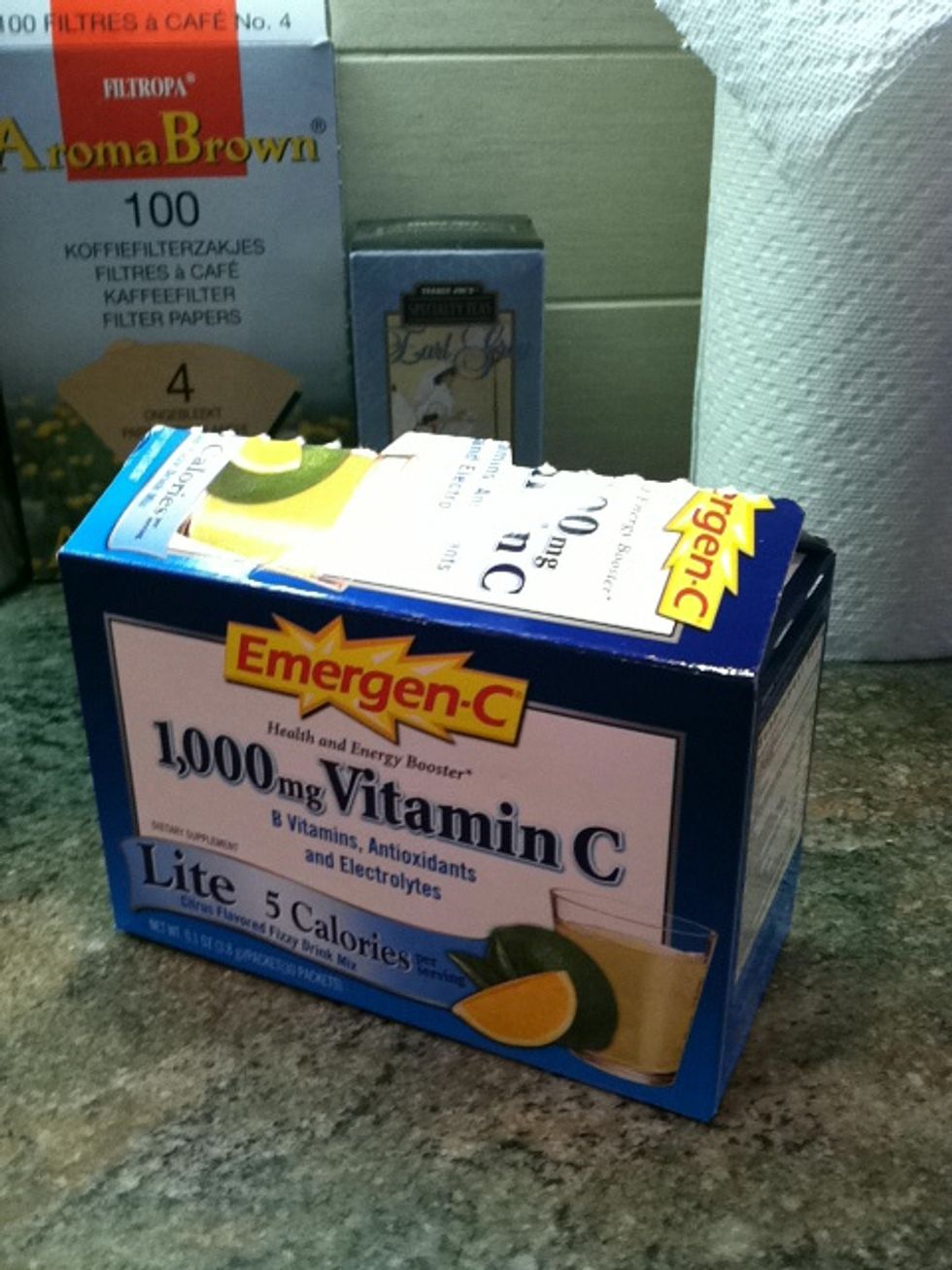 I drink one of these a day. I mix it with 8 oz water and it tastes pretty good. Not sure if this actually helps but I know that placebos work.