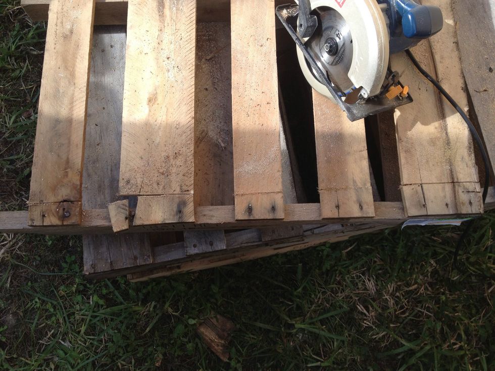 I ended up using a circular saw and cutting the ends of both sides off