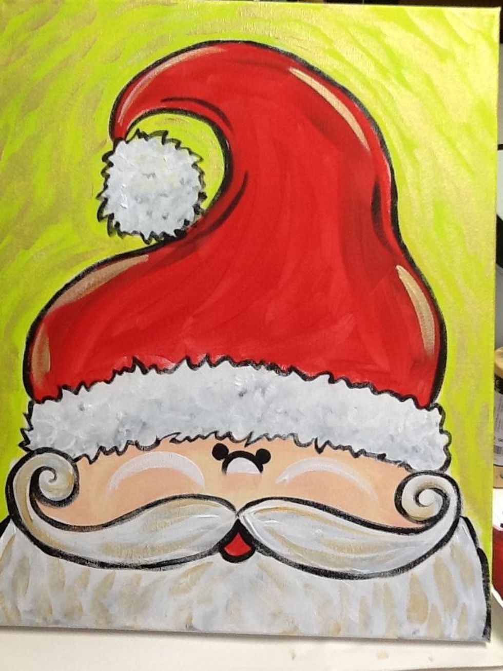 I even added some to the beard. It's so pretty, I can't stop myself.