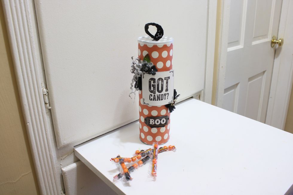 I filled mine with candy for a gift- great for a teacher! There are tons of possibilities