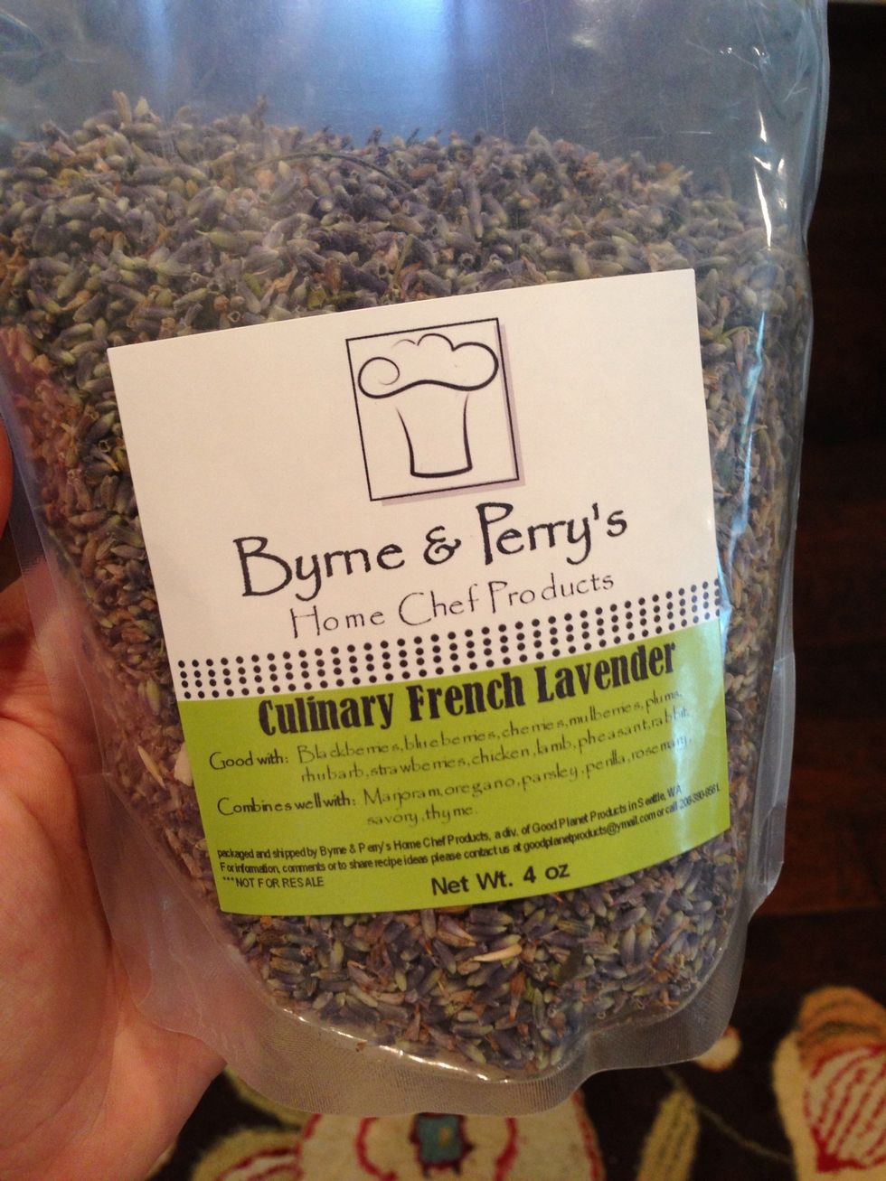 I find my culinary grade lavender on Amazon.com. I have been particularly pleased with this one. Fresh, fragrant, and reasonably priced. And by the way, 4 oz. of lavender is a pretty large amount.