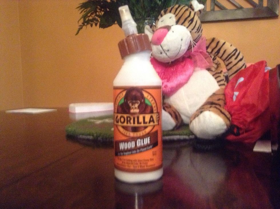 I find that gorilla wood glue works best.