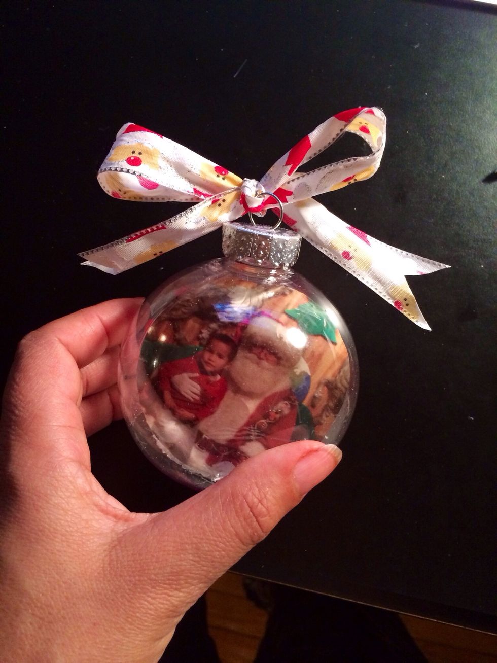 I finished by putting the top and adding a cute little bow