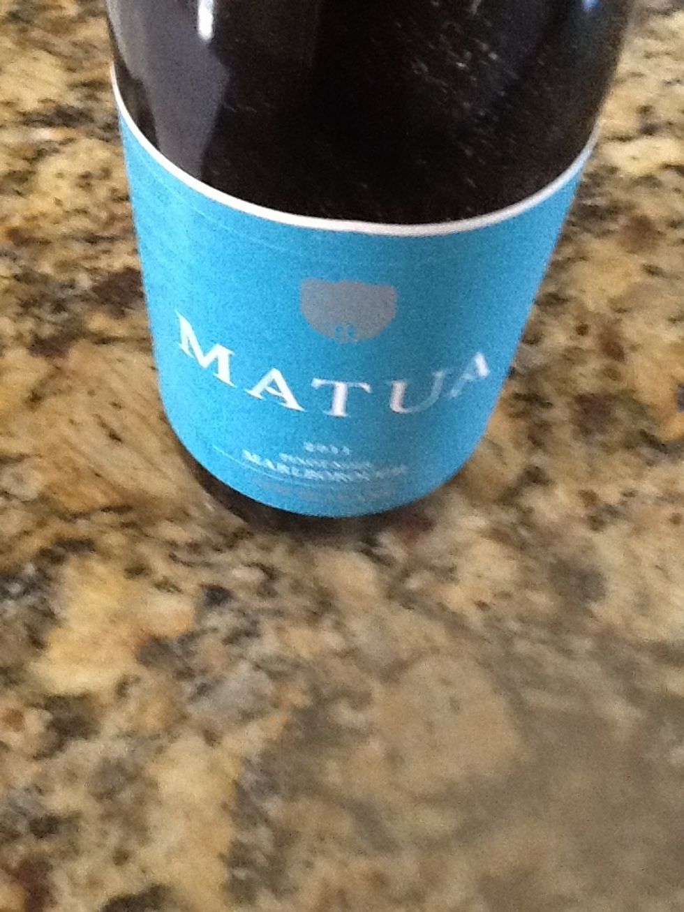 I finished the Riesling. Now for some Pinot!!