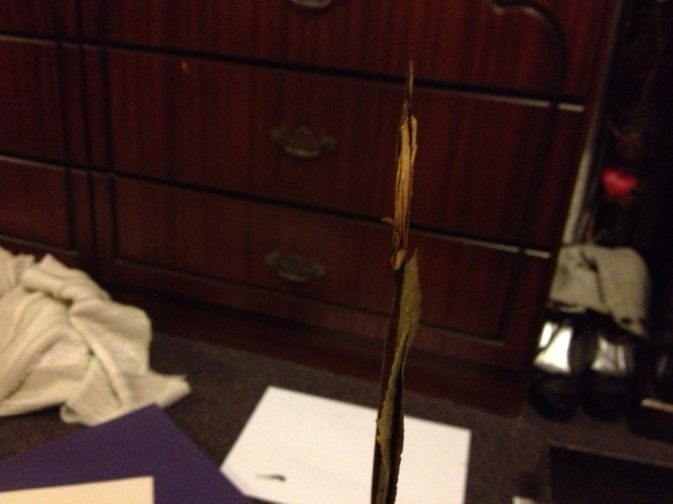 I flatten them in books to gets them really thin. When flattening make sure you move it's position every 4-5 days to make sure it doesn't stick . Make sure stem isn't too thick for frame