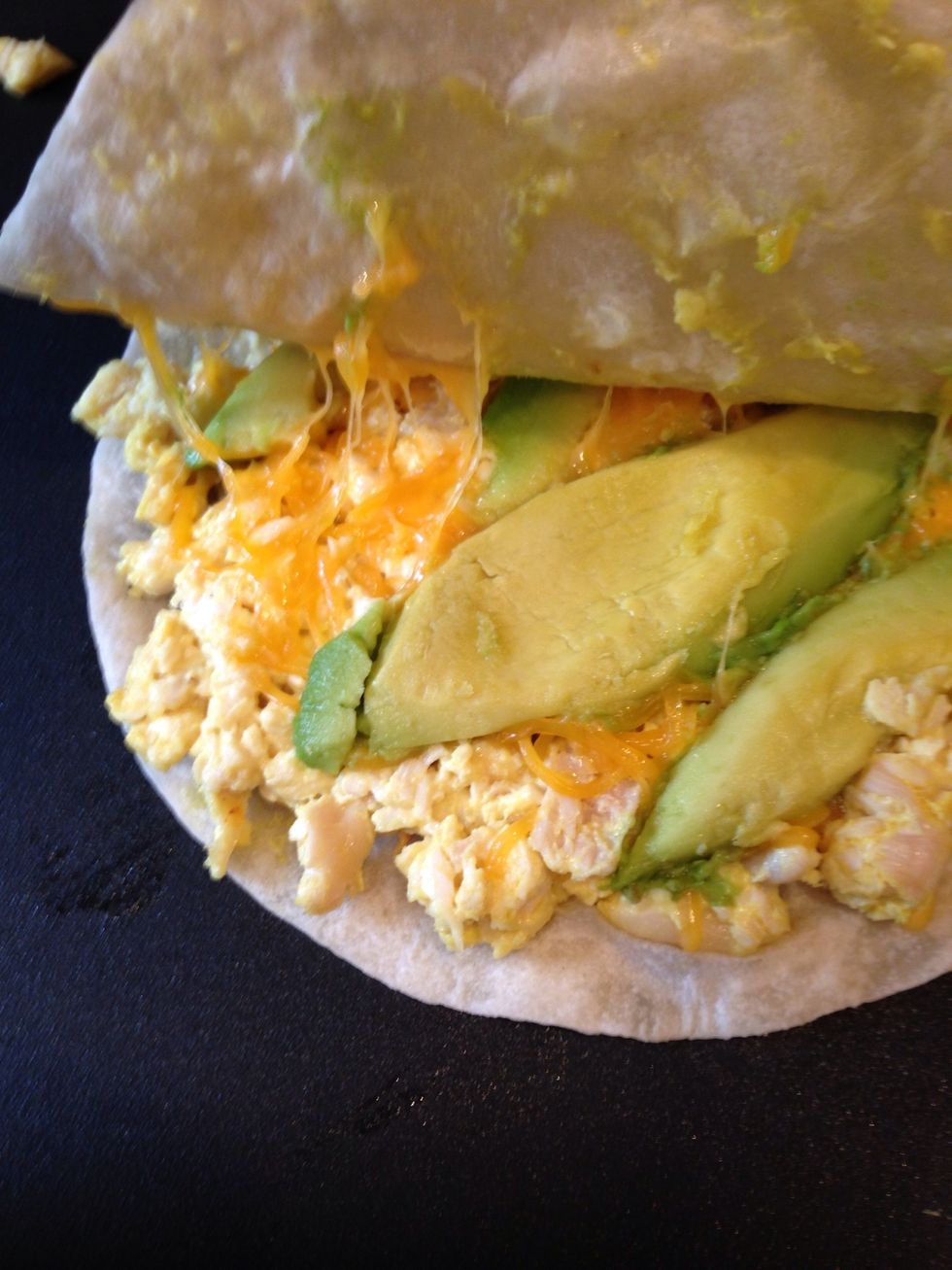 I flip mine til the cheese melts, and outside is a little brown. Some people prefer their tortillas burned.