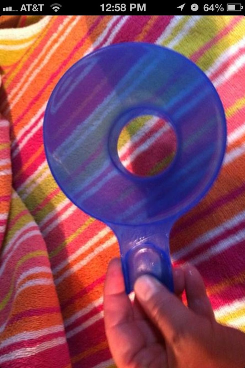 I forgot to use my funnel. This handy gadget saves you from that mess.