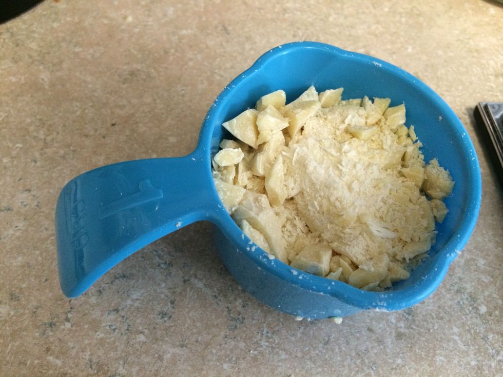 I found cocoa butter on Amazon. I chopped it up to try and make 3/4 of a cup