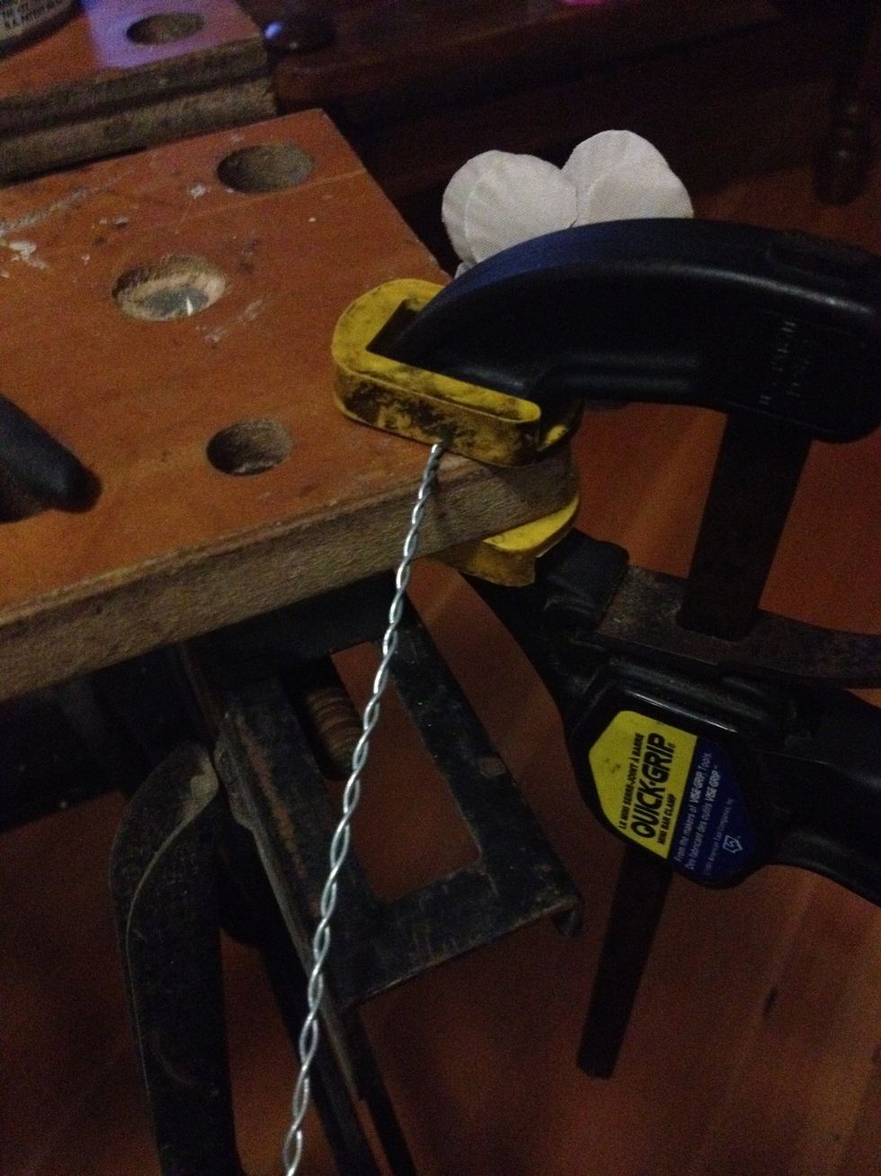 I found it helpful to use a clamp and work table to hold the wire securely while I twist it \ud83d\ude0a