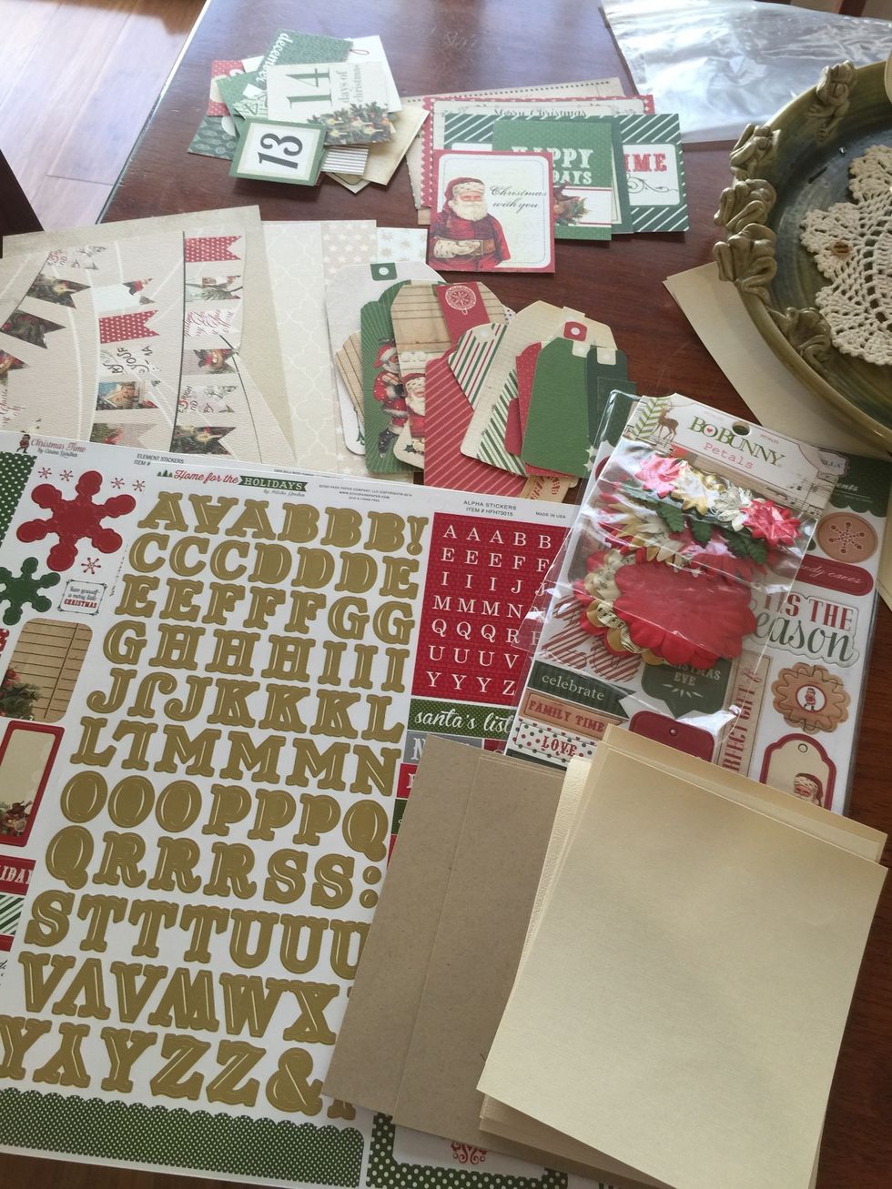 I gathered all my kit so I had everything at arms reach.