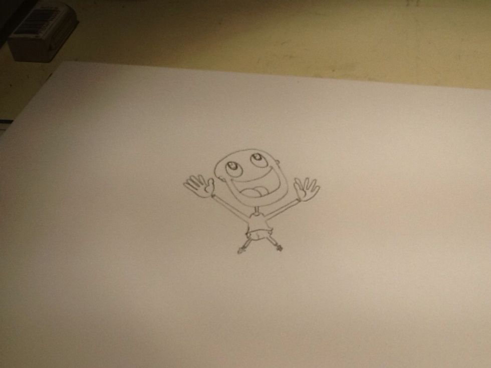 I gave him pockets and socks, because he looked a bit too simple