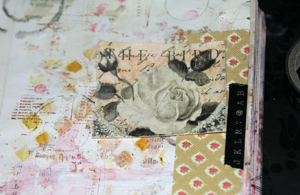 I glued the half tag.