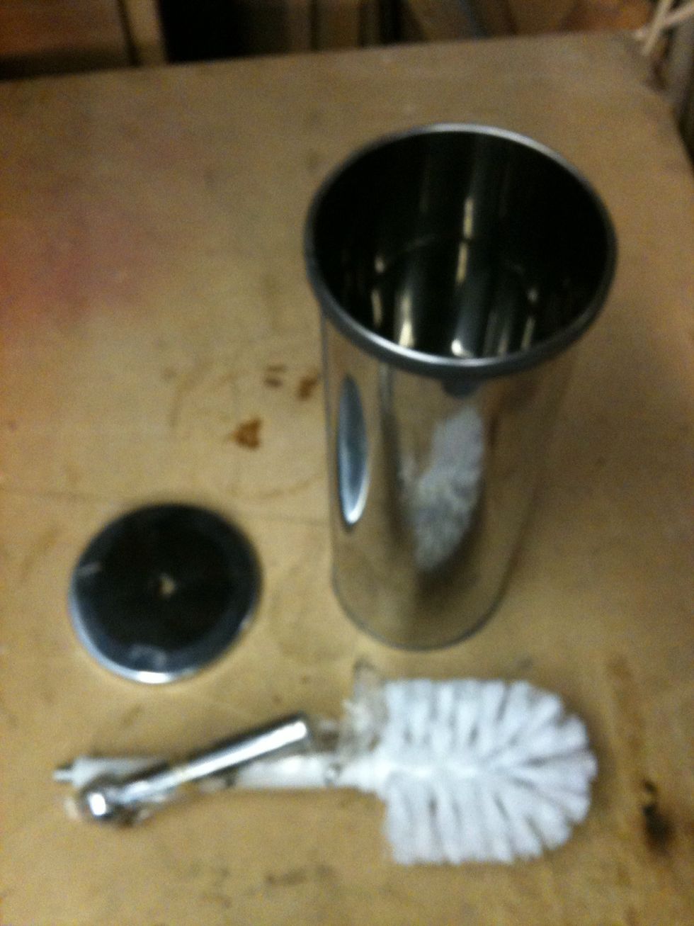 I got this canister at Walmart for $10. It's as close as I could get to a cheap almost airtight metal canister. Works for me!!