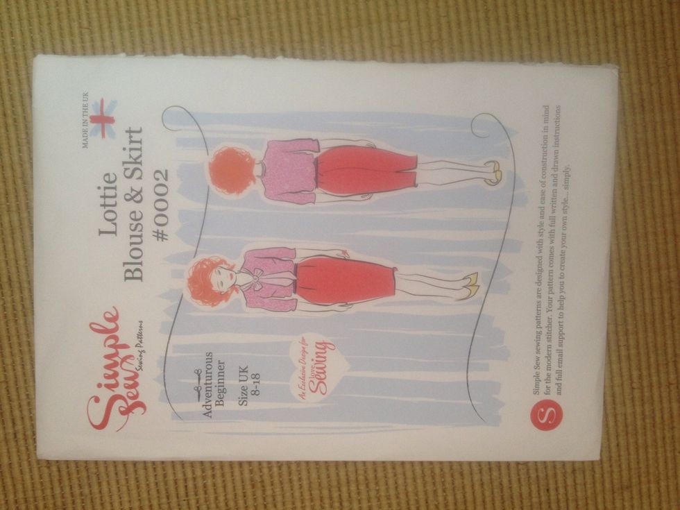 I got this pattern free with a magazine. It's very simple to read and looks very easy to make.