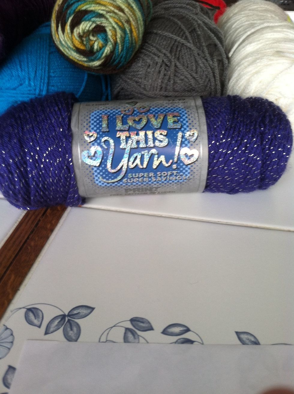 I got this yarn from my local hobby lobby store for $3.99