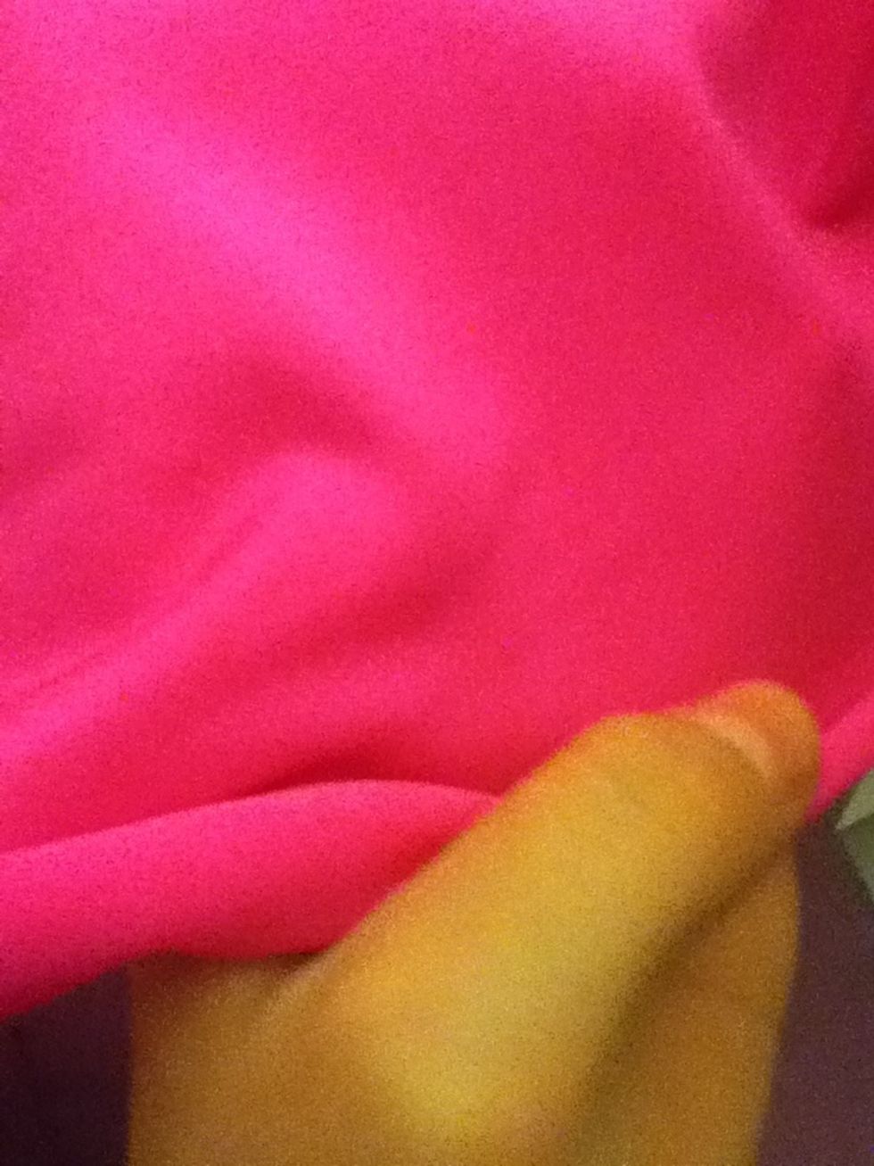 I got two different fabrics to layer over top each other this one and......