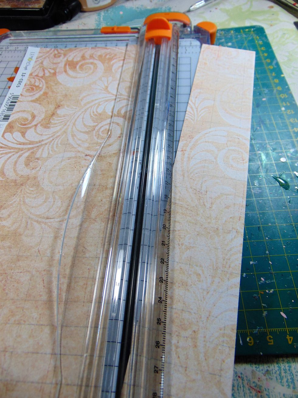 I had enough of the same paper left to cut to 12" strips for my drawer....