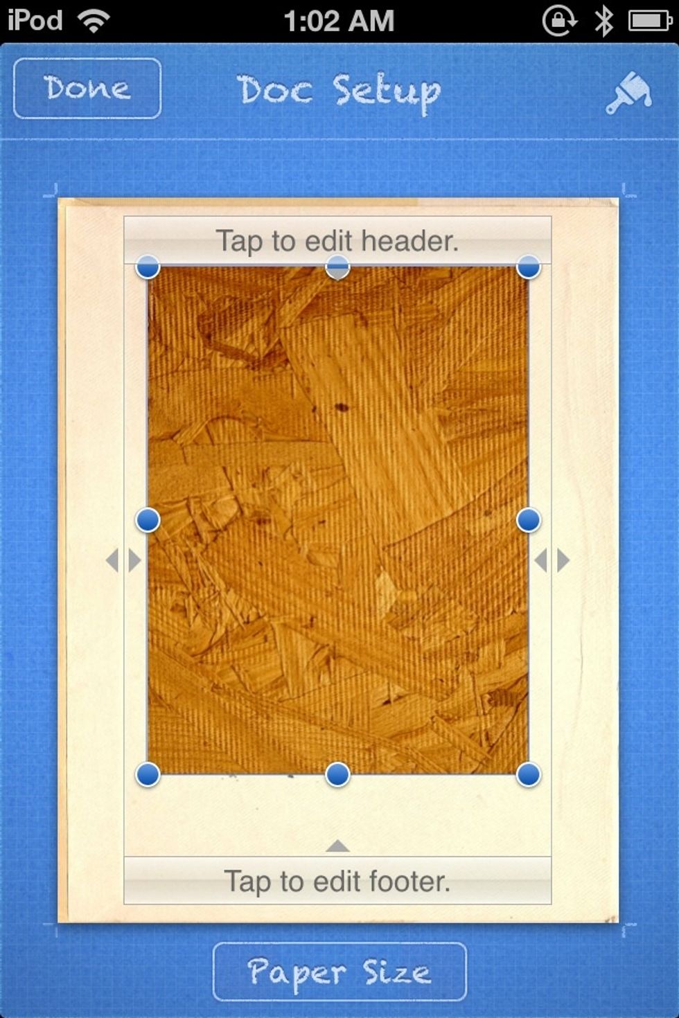 I had to rotate my image so that it can fill the whole page.