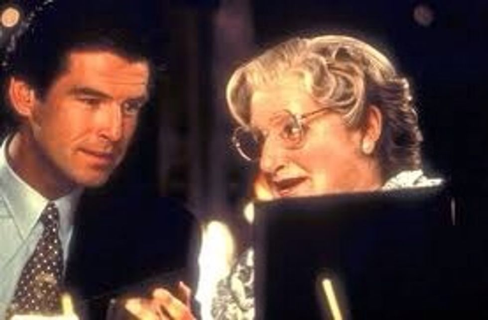 I hate to tell you this, but, I put a worm in your spaghetti.  Movie: Mrs. Doubtfire