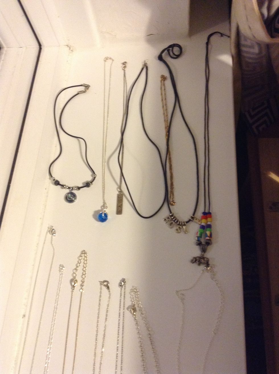 I have a lot of necklaces