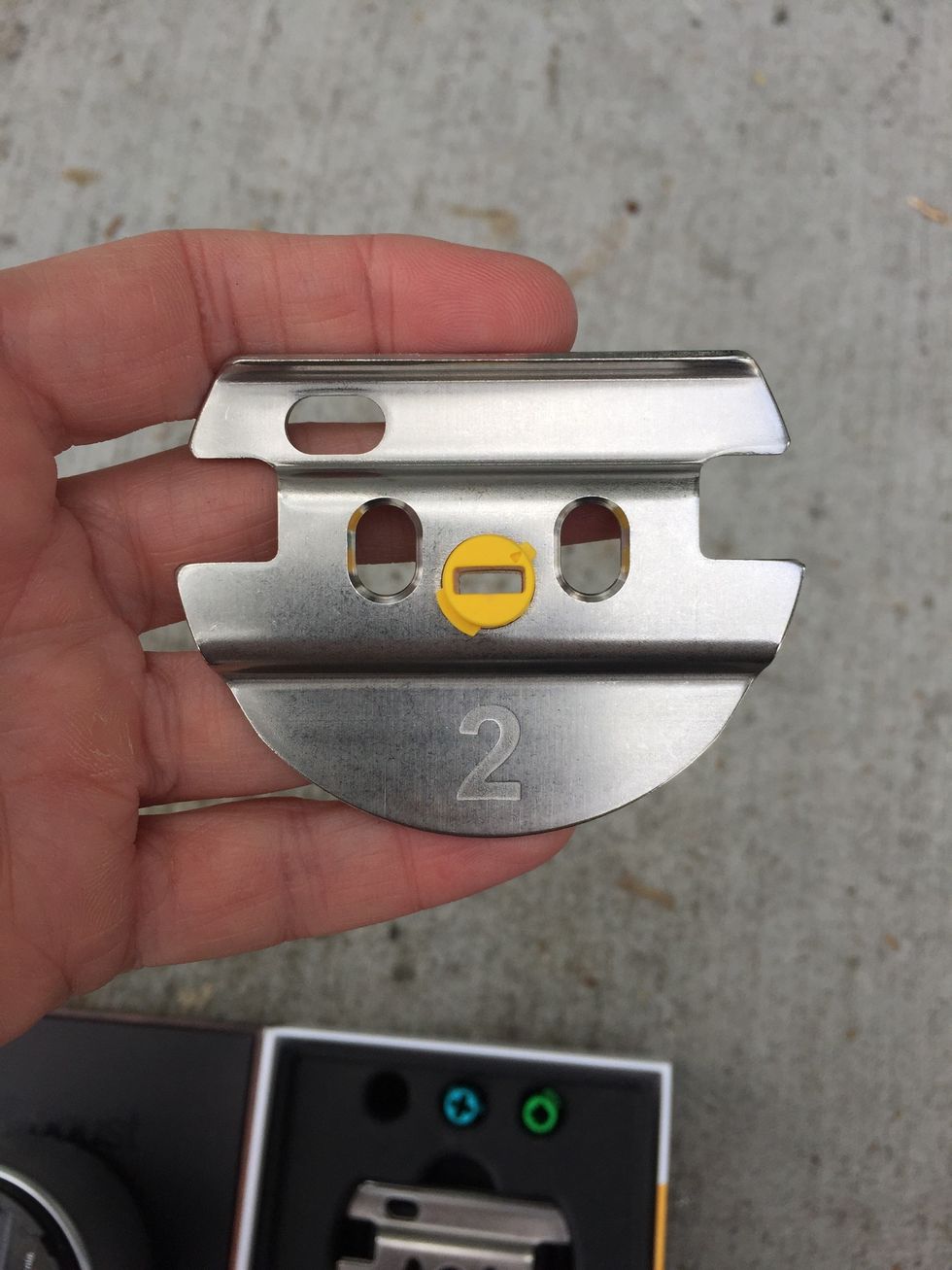I have a Schlage lock so I will need mounting plate #2 and the Yellow adapter. You can reference the chart yourself here: http://bit.ly/1v9yTnQ