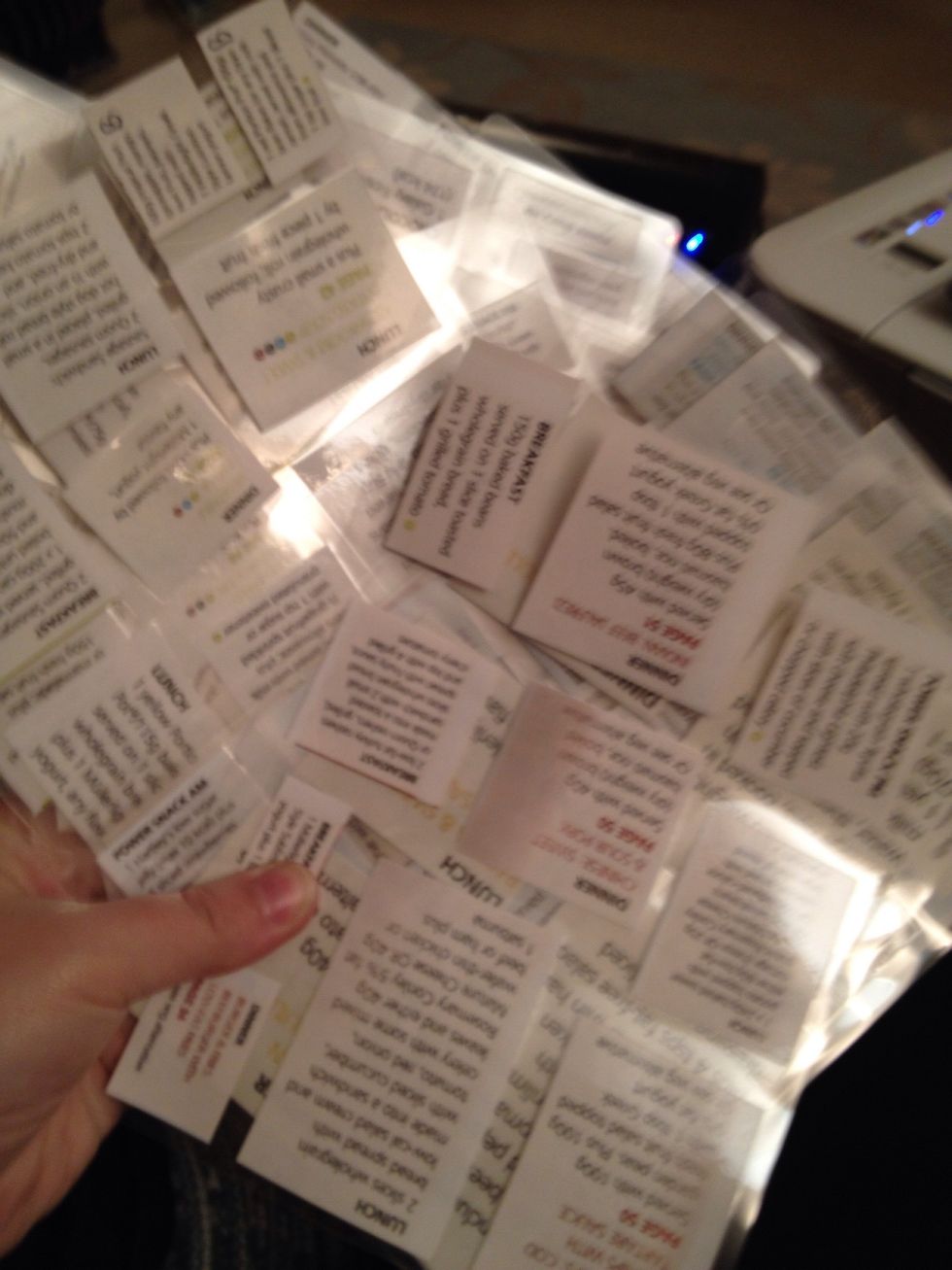 I have covered a lot of different meal ideas so I have a good range of foods