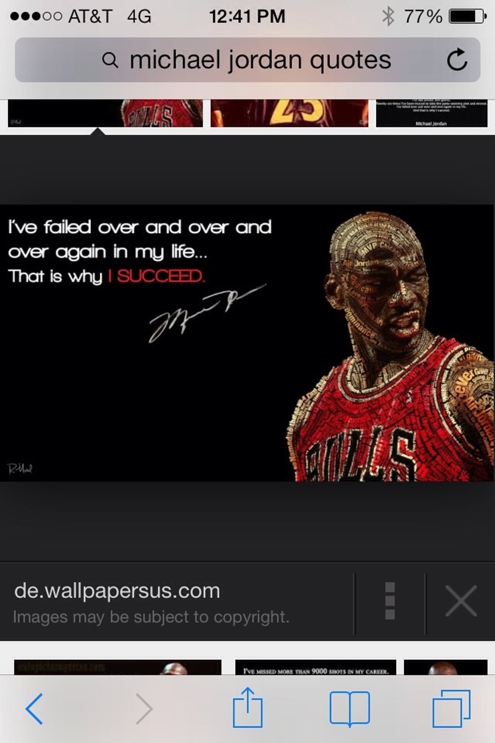 "I have failed over and over again in my life... That is why I succeed"-Michael Jordan