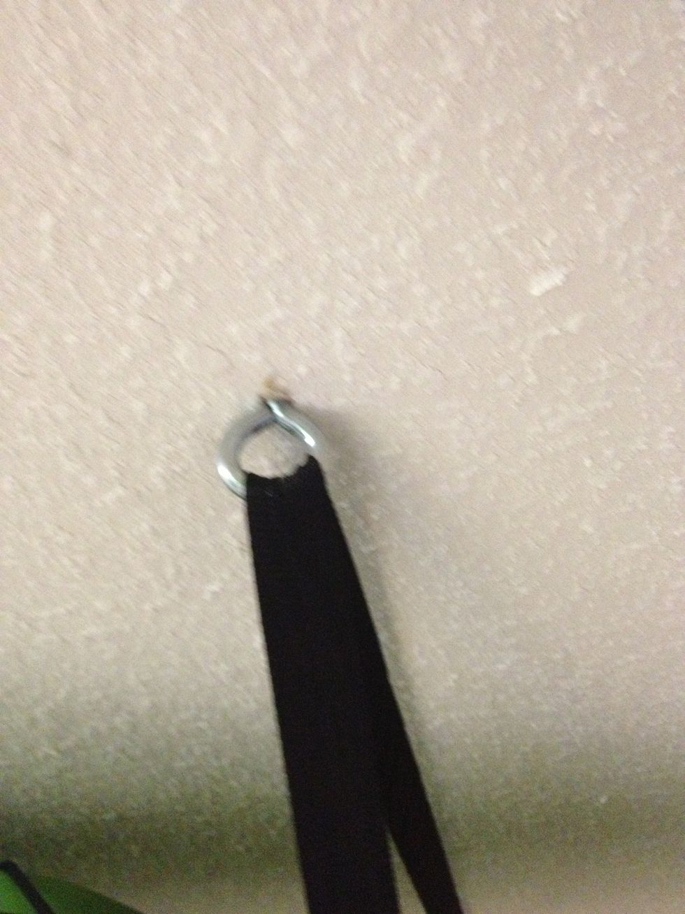 I have metal studs so I crawled up in the attic and drilled through them from the top them bolted these in. Make sure you buy hardware that can support the weight of your kayaks.