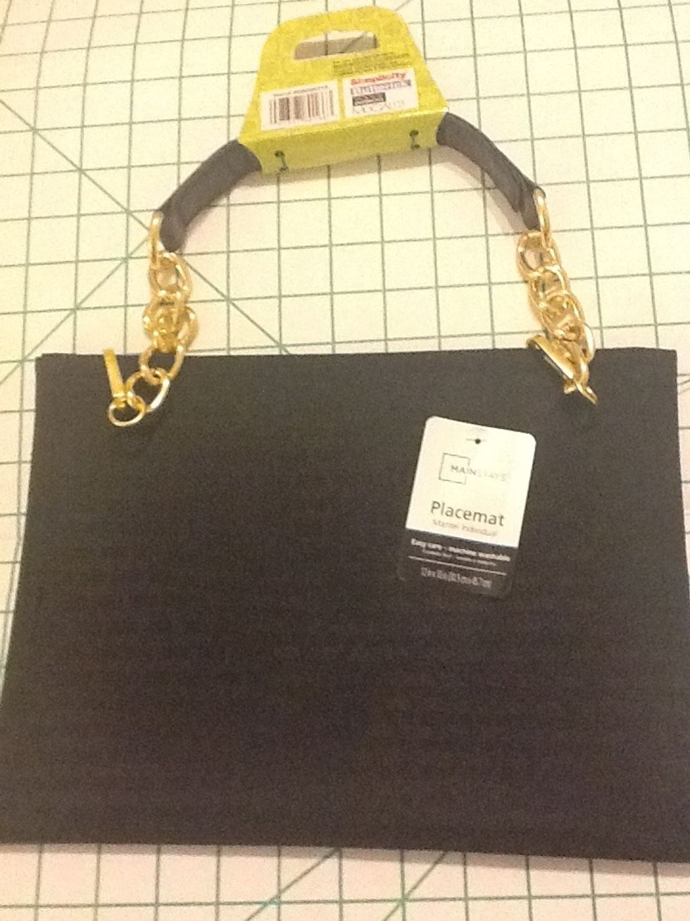 I have not properly added the handles because I simply want to show you the possibilities. Joanne's Fabrics carries a variety of handles and they are located in the jewelry area.