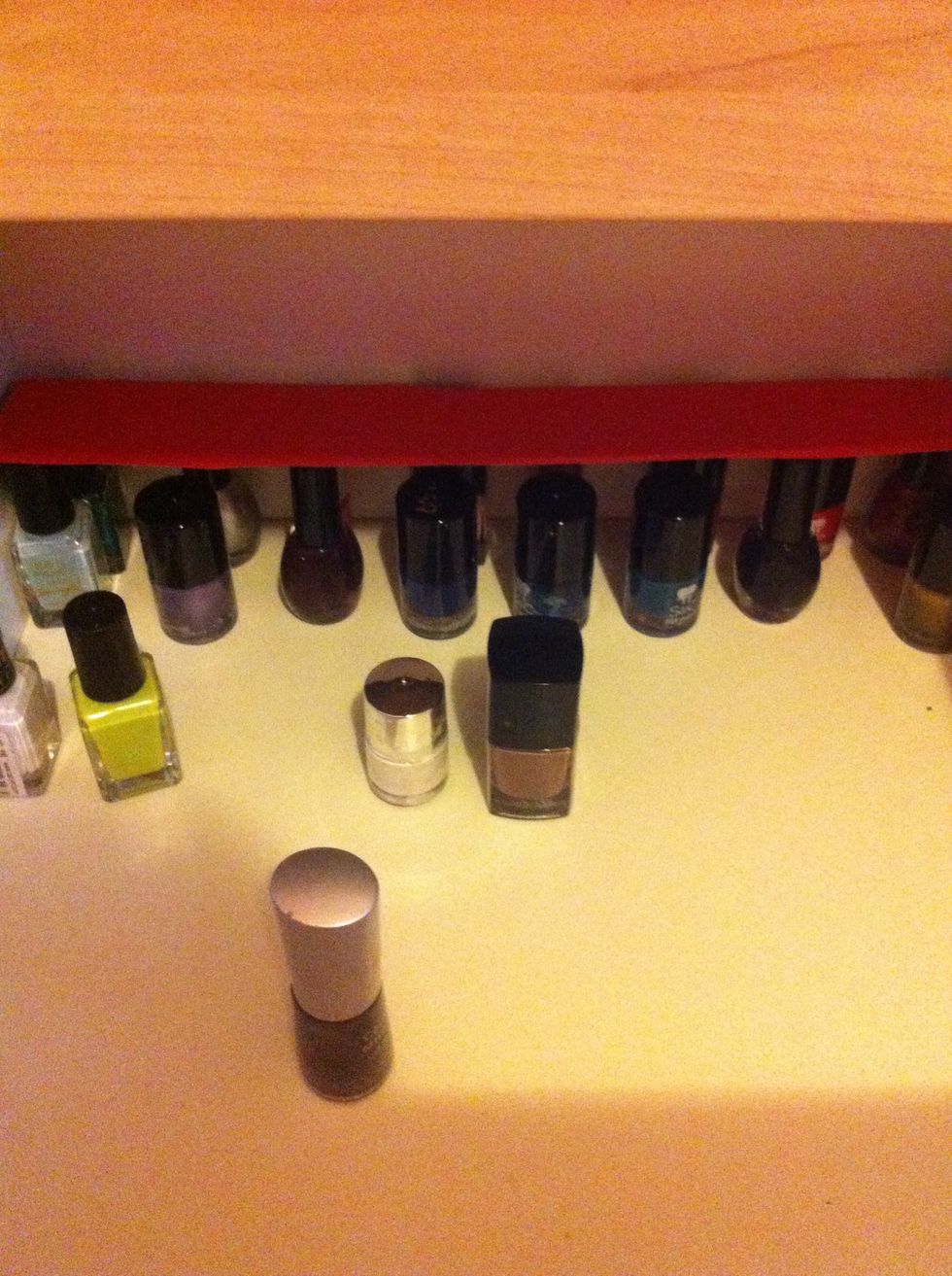 I have put it on, this acts as a shelf