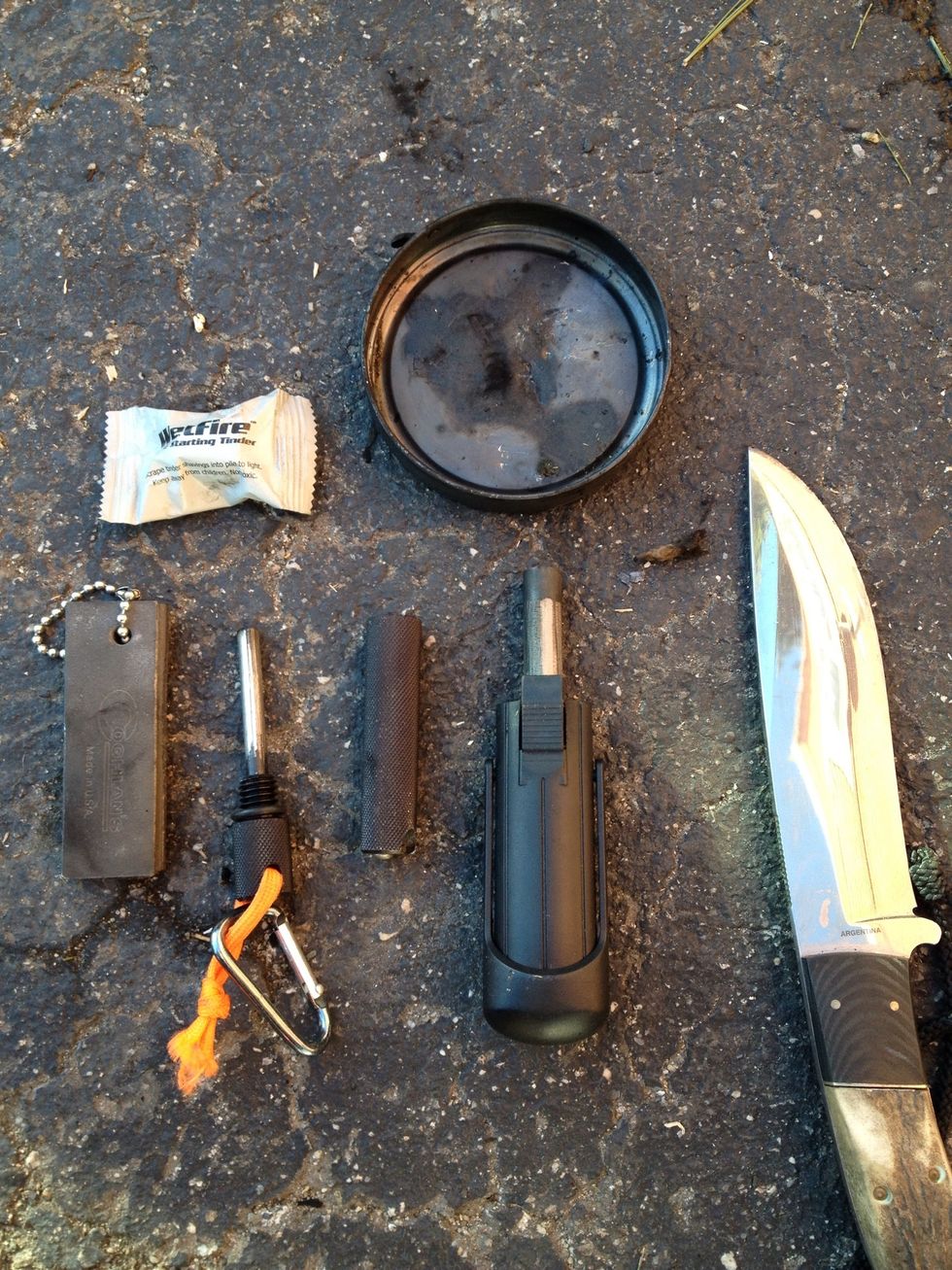 I have several fire starters here. The problem with most steel and magnesium type devices is directing the spark can be a bit of an art.