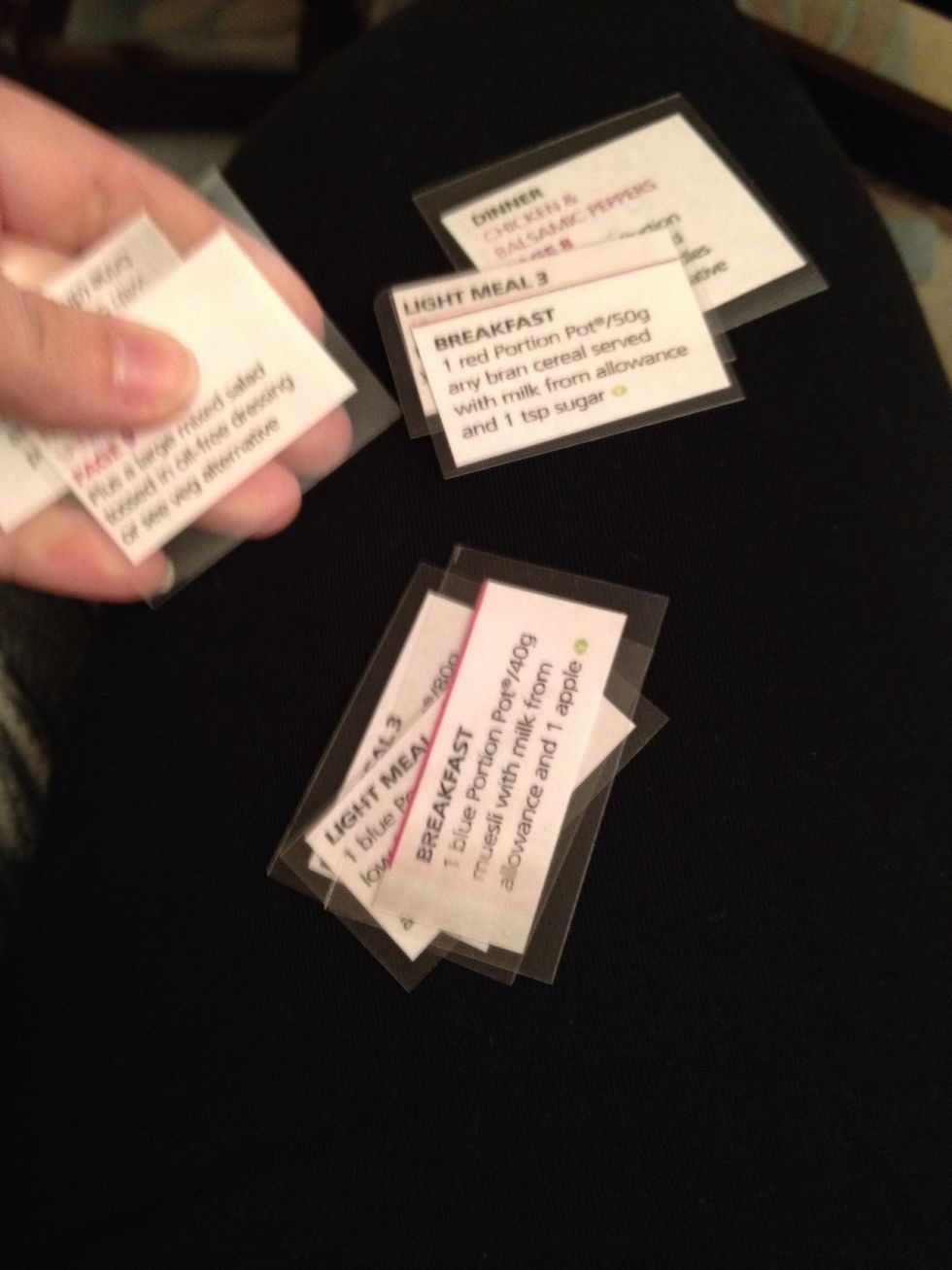 I have sorted mine in to piles