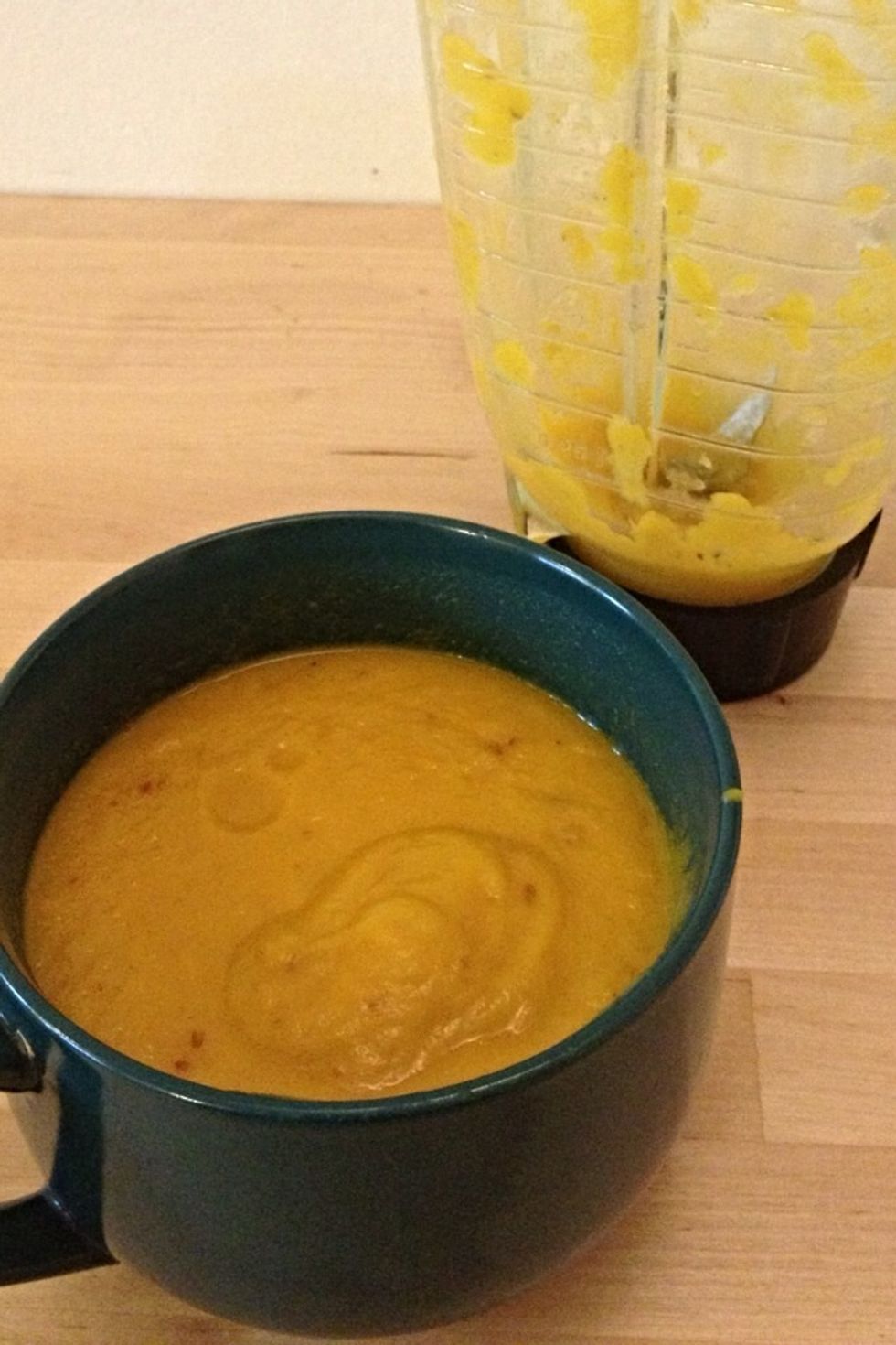 I heart eating from my blender.