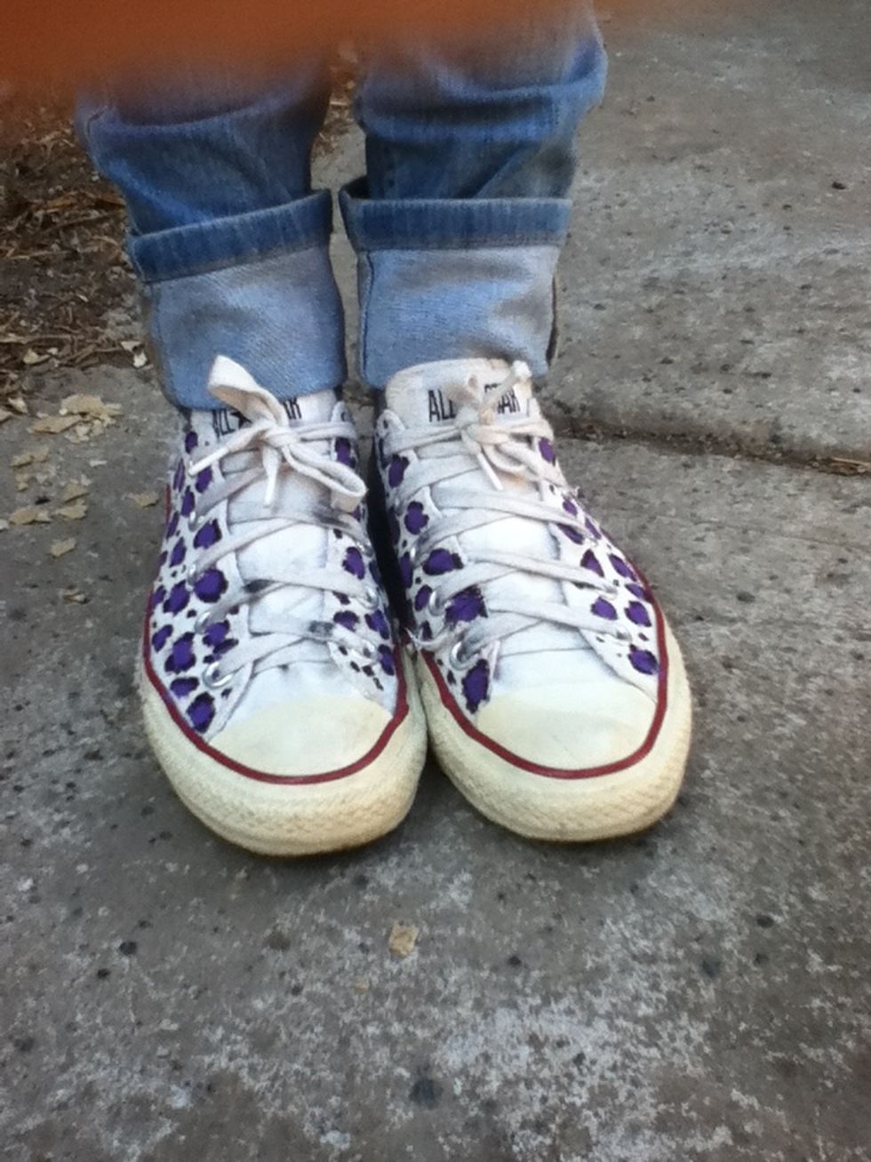 I hope you enjoy this tutorial and try this on your shoes!! It's very simple and everyone will love them!! Thank for watching!! =\u2022.\u2022=