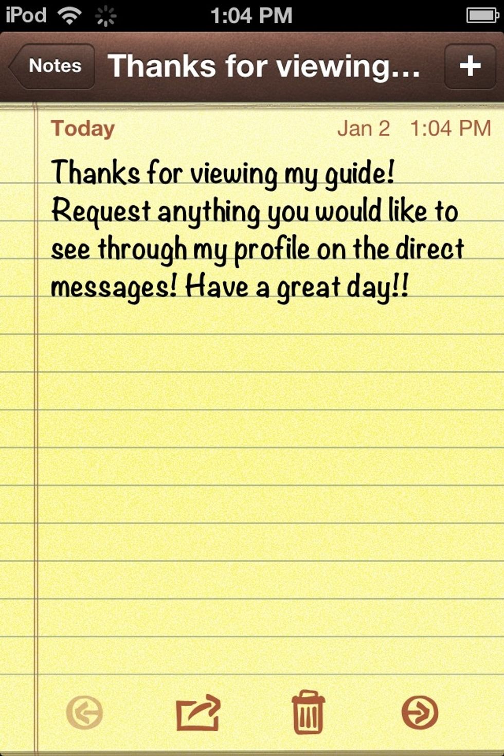 I hope you guys/gals liked it! If anything comes to mind that anyone would like to see in a guide, let me know in the comments, or in my direct messages in my profile! Have a great day!