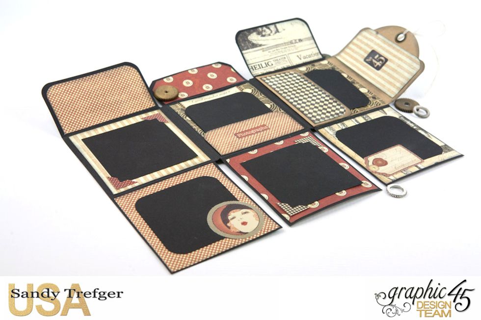 I hope you'll create one of these projects for yourself and it would be fabulous in any of the Graphic 45 paper collections.