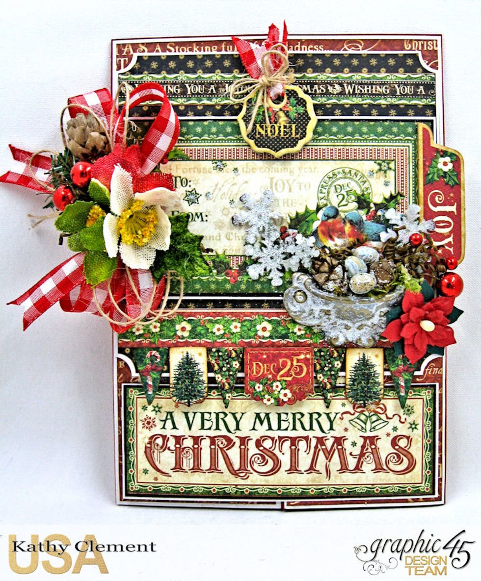 I hope you'll give this card design a try! Gatefold cards are fun to open, and even more fun to make. Thanks for joining me! Now go get your craft on!