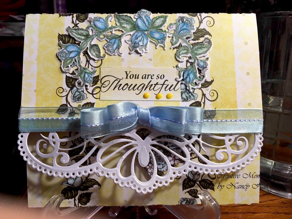 I hope you were inspired to make a Tri-Fold Card.           Creative Moments by Nancy Hill http://hillfarmcards.blogspot.com